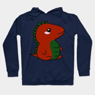 Christmas Themed Baby Dinosaur for Dino Fan Hoodie